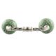 Pea Green Etched Ceramic Cut Bridge Handle