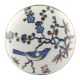 Slate Blue Bird Ceramic Floral Wine Stopper Online