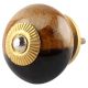 Brown And Black Ceramic Cabinet Knob Online