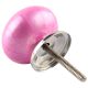 Solid Dark Neon Pink Ceramic Drawer Knob