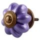 Neon Purple Ceramic Melon Dresser Knob Online