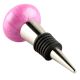 Solid Dark Neon Pink Ceramic Floral Wine Stopper Online