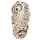 Set of 1 Piece New Wooden Printing Block