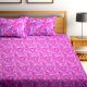 Bombay Dyeing Garnet Bedsheet With Two Pillow Cover