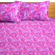 Bombay Dyeing Garnet Bedsheet With Two Pillow Cover