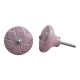 Pink Wheel Flower Knob