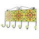 Pea Green Flower Ceramic Tile Hook Online