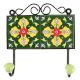 Yellow Floral Ceramic Tile wall Hook