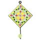 Pea Green Leaf Floral Ceramic Tile Wall Hook