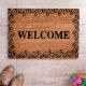 SWHF Premium Coir and Rubber Quirky Design Door and Floor Mat : Welcome