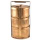 Handmade Brass Lunch Tiffin Box With Three Containers