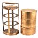 Handmade Brass Lunch Tiffin Box With Three Containers