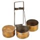 Brass Vintage Three Tier Tiffin Box 