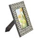 Handmade Black and White Designer Bone Inlay Photo Frame
