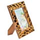 Leopard Print Background Magnetic Photo Frame
