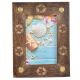 Flower Embossed Wooden Photo Frame