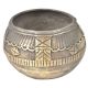 Etched Design Tribal Brass Bowl Or RIce Measure Bowl