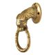 Handmade Tiger Head Brass Ring Door Knocker