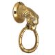 Handmade Tiger Head Brass Ring Door Knocker