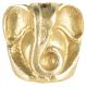 Small Brass Sitting Ganesha Figurine