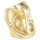 Small Brass Sitting Ganesha Figurine