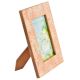 Handpainted Peach White Contemporary Design Photo Frame