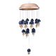 Navy Blue Paper Wind Chime Or Mini Chandelier
