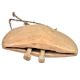 Rustic Handmade Wooden Cow Animal Bell And Two Clangers