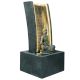 Slate Water Fountain With Lord Buddha Statue Small In Black