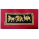 Handmade Miniature painting :  Trio of Elephant â€“Horse and Camel