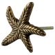Golden Starfish Metal Knobs 