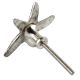 Silver Starfish Metal Knobs 