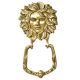 Golden Brass Large Victorian lady Face Brass Door Knocker