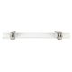 Clear Long Tube Glass Door Handles