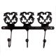Decorative Black Iron Wall Hooks