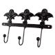 Decorative Black Iron Wall Hooks