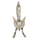 Silver Brass Fox Animal Door Knocker