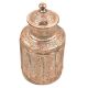 Pure Copper Persian Style Storage Box With Metal Lid Finial