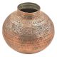 Flower Design Embossed On The Upper Part Of The belly Of The Pot
