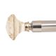 2 Cut Glass Curtain Rod  Vintage Rod Finials