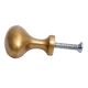 Plain Brass Drawer Knob