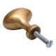 Plain Brass Drawer Knob