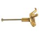 Brass Steer Head With Horns Drawer Knob