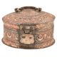 Indian Carved Copper Betel Nut Box