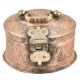 Indian Paan Daan Betel Leaf Storage Copper Container Box