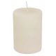 Decorative  Wax Candle In White