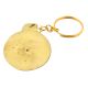 Ancient Big Flower Vintage 40 Years Calender Brass Keychain