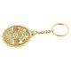 HandmadeTaj Mahal Scalloped Brass 40 Years Calender Keychain