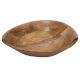 Wooden Oval Bowl