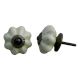 Washed Green Crackle Ceramic Melon Cabinet Knob Online